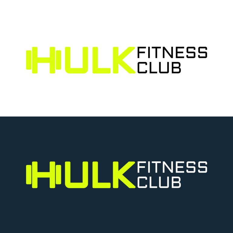 HULK FITNESS CLUB logotipo kūrimas