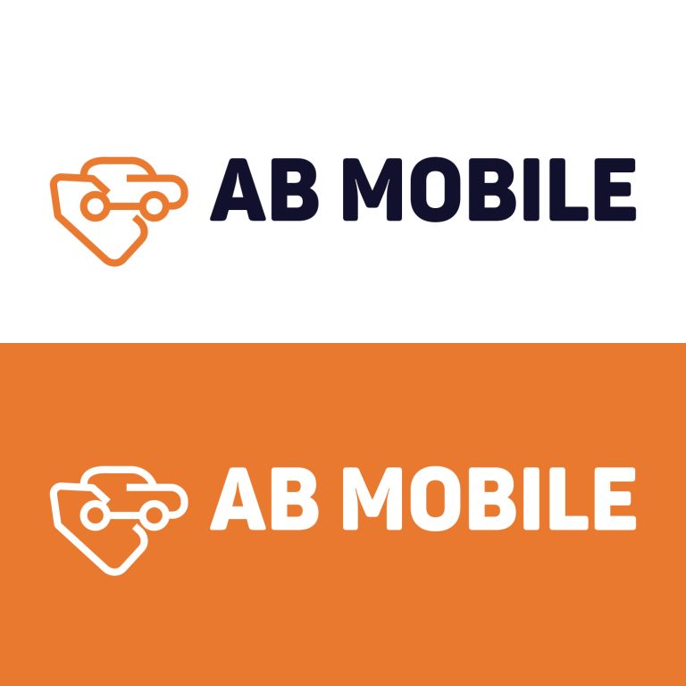 AB Mobile logotipo kūrimas